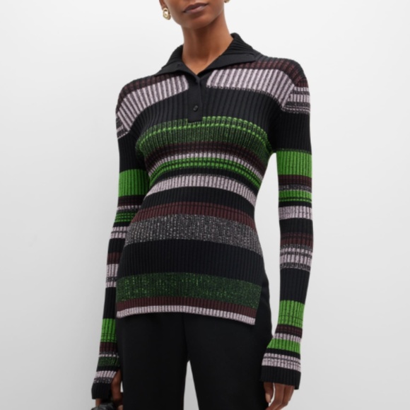 GANNI Button Up Sweater, L, New - Picture 2 of 4